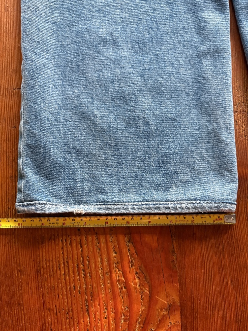 Paige Sasha Petite Wide Leg Jeans Size 29, Distressed, 99% Cotton, High Waist - Picture 12 of 13